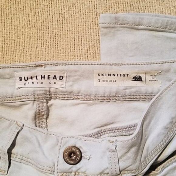BULLHEAD SKINNIEST SKINNY JEANS SZ 7 - Picture 3 of 5